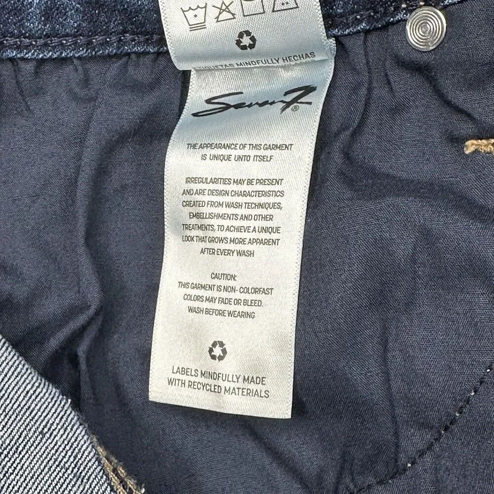 Seven 7 For All Mankind Relaxed Bermuda Shorts Mid Rise 11” Inseam Women’s 14